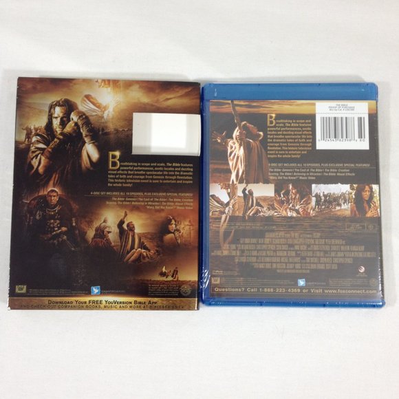 The Bible-2013-The Epic Miniseries-Roma Downey-4 Disc Set-(Blu-ray)-New - Picture 6 of 8
